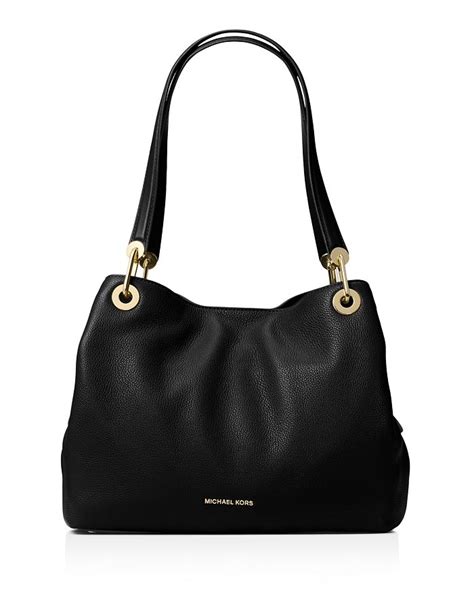 Michael Kors Raven Large Pebbled Leather Shoulder 